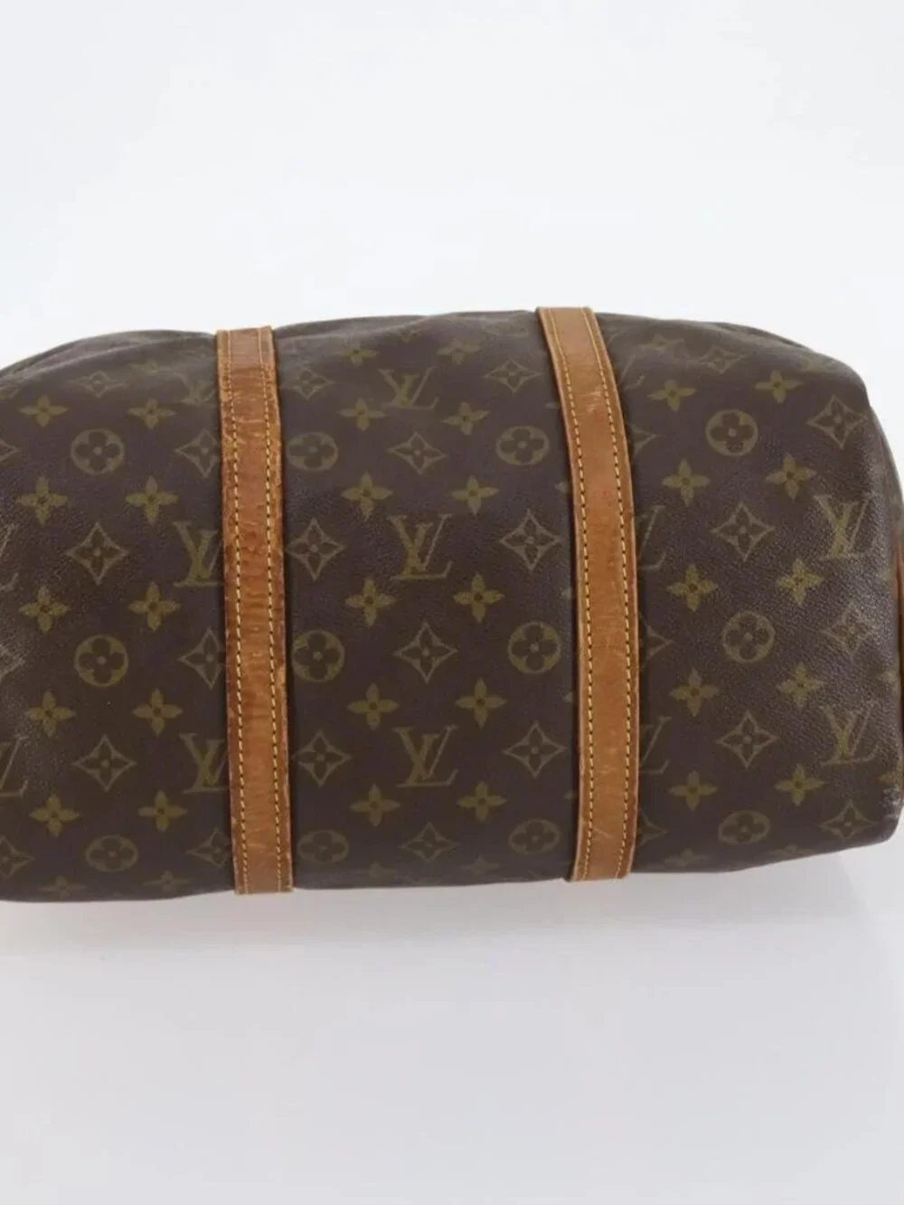 LOUIS VUITTON Monogram Sac Souple 35 Boston Bag M41626 LV Auth hk3035